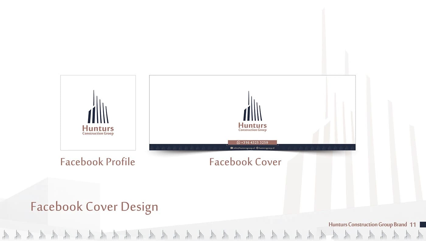 Hunters Groep Facebook profiel en coversysteem