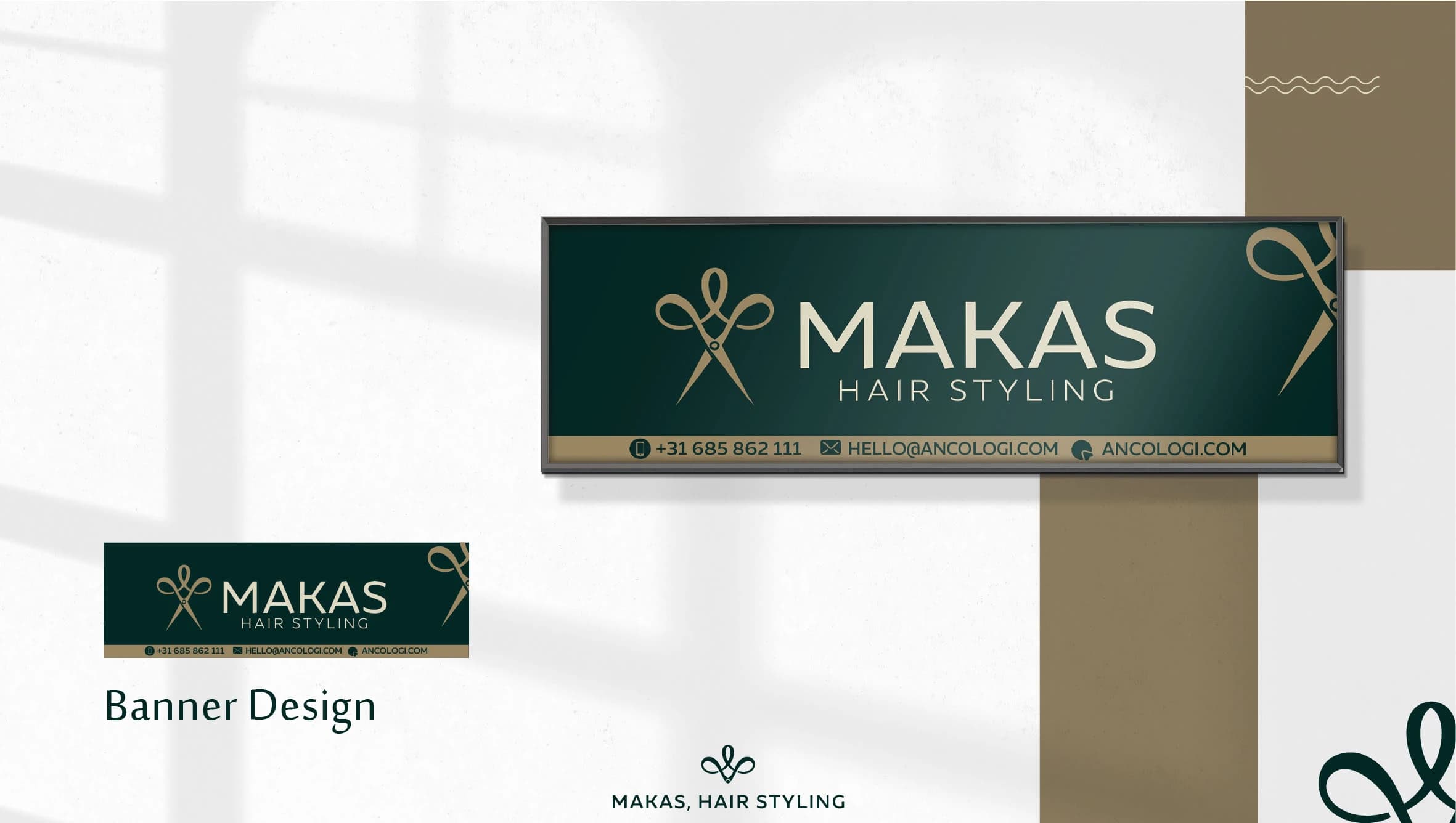 Makas buitenbanner