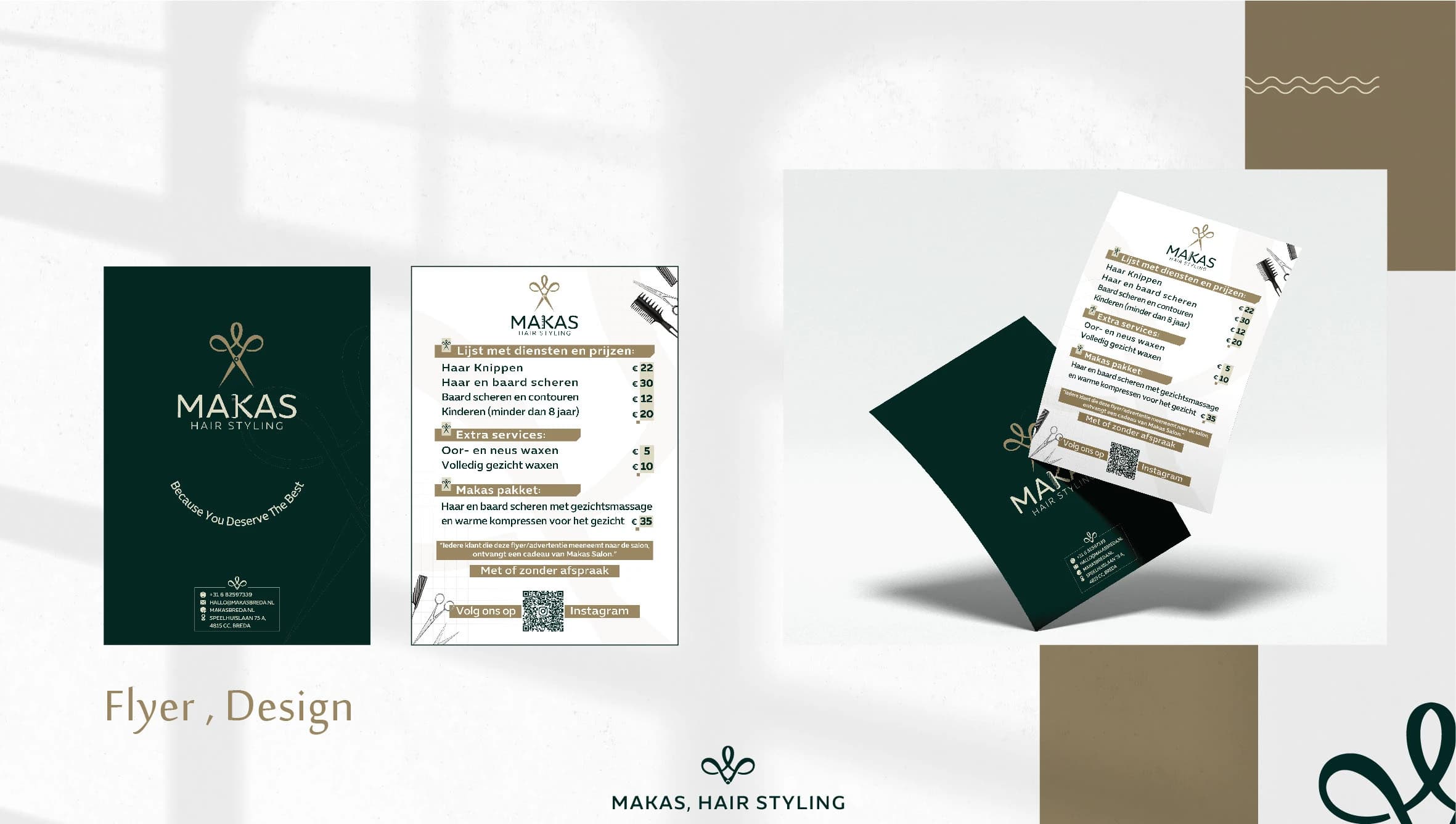 Makas promotieflyer