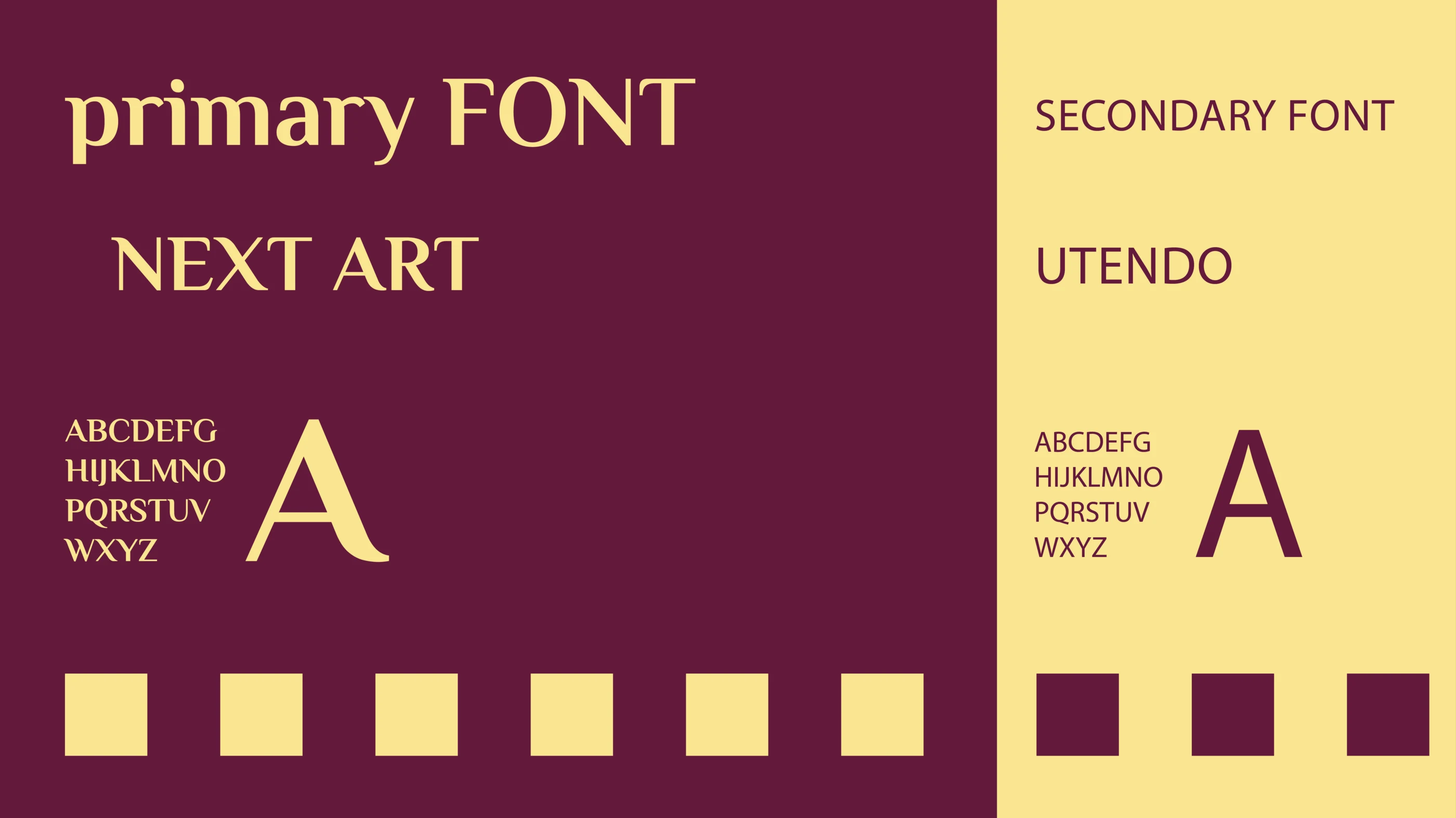Vidrona primaire en secundaire lettertypen